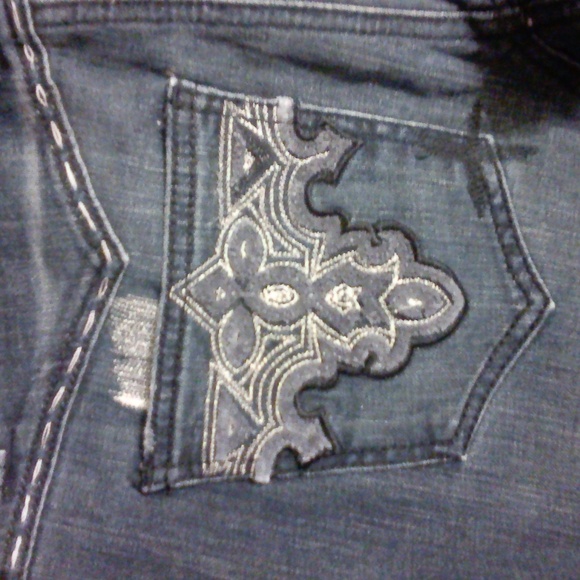 Antik Denim Blue Boot Cut Jeans - Picture 11 of 13